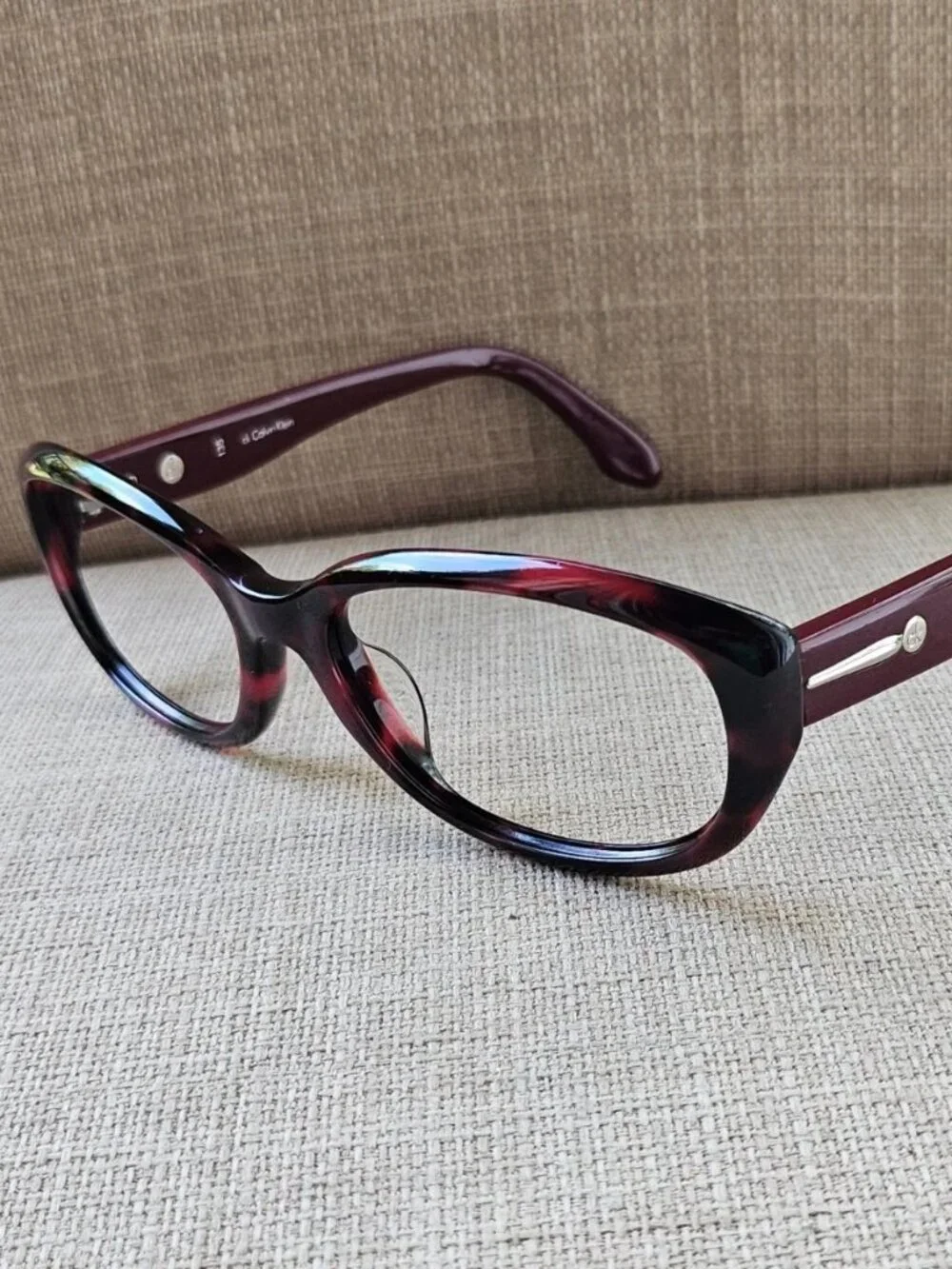Calvin Klein Eyeglasses Frame Burgundy Tortoise Glasses Eyewear CK4152S 291